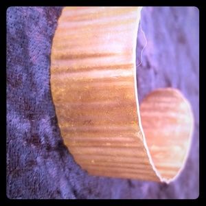 Folded copper handmade bracelet